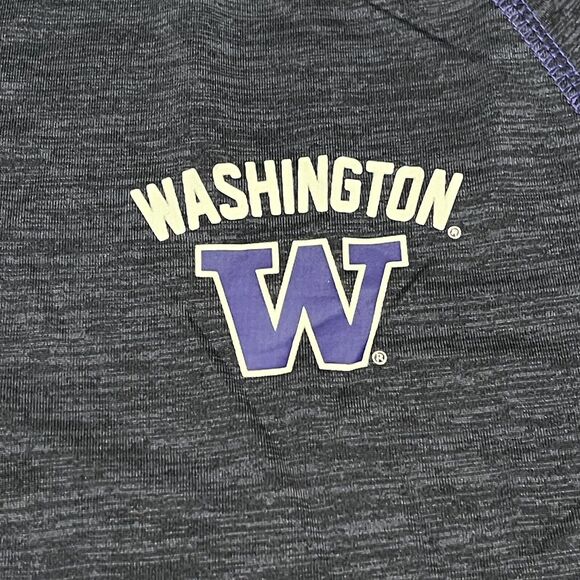 University of Washington Huskies Sweatshirt Women XL Charcoal Grey Colosseum NEW - Picture 2 of 8